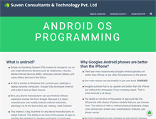 Tablet Screenshot of android.suvenconsultants.com